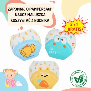 EcoPupisie - Treningowe majteczki (2+1 GRATIS) 3 sztuki